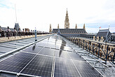 Photovoltaikanlage auf dem Wiener Rathaus