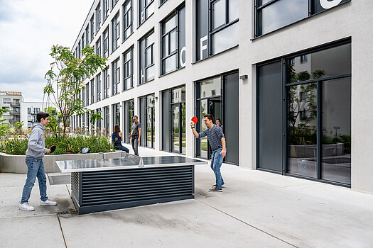 Gewerbehof Seestadt - Außenbereich