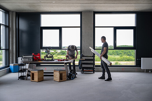 Gewerbehof Seestadt, Flächen für Unternehmen mieten